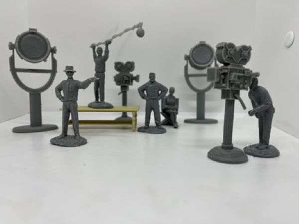 LOD Enterprises Plastic Figure Set LOD059 Movie Director Set