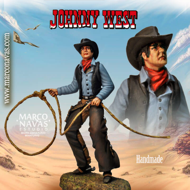 MARCO NAVAS STUDIO LIMITED EDITION HAND PAINTED JOHNNY WEST (1 FIGURE)