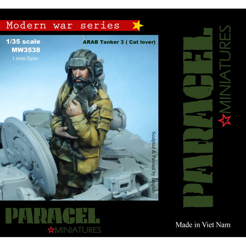 RACEL MINIATURES 1:35 MODERN SERIES MW3538 ARAB TANKER 3 (CAT LOVER)