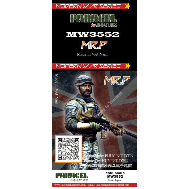 PARACEL MINIATURES MODERN WAR SERIES MW3552 35th "MR. P" (1 FIGURE)