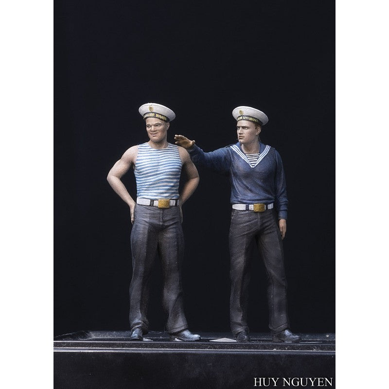 PARACEL MINIATURES MODERN WAR SERIES MW3554 SOVIET SAILORS (2 FIGURES)