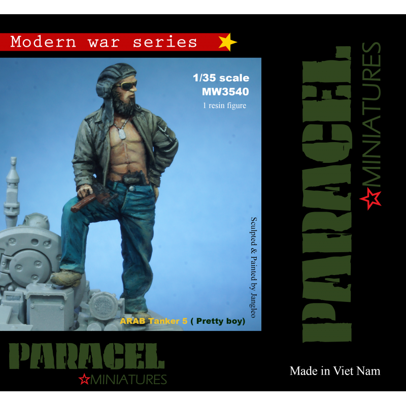 PARACEL MINIATURES MODERN WAR SERIES MW3540 ARAB TANKER 5 "PRETTY BOY"