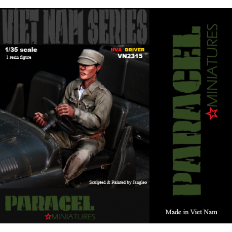 PARACEL MINIATURES VIETNAM SERIES VN2315 NVA DRIVER KIT- 1 FIGURE