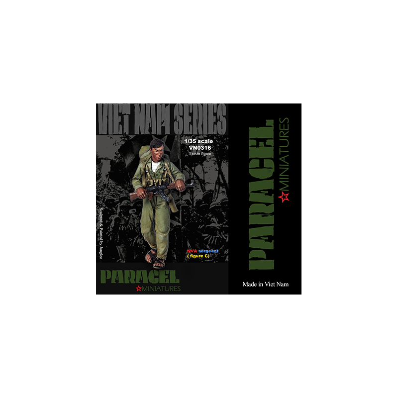 PARACEL MINIATURES VIETNAM SERIES VN0316 NVA SERGEANT (FIGURE C)