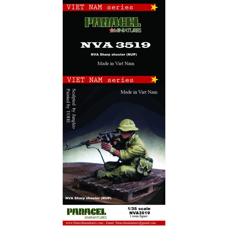 PARACEL MINIATURES VIETNAM SERIES NVA3519 NVA SHARP SHOOTER (NUP)