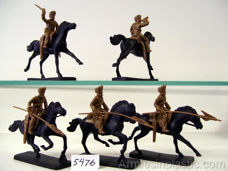 ARMIES IN PLASTIC 5476 WWI INDIAN ARMY CAVALRY LANCERS (BROWN)