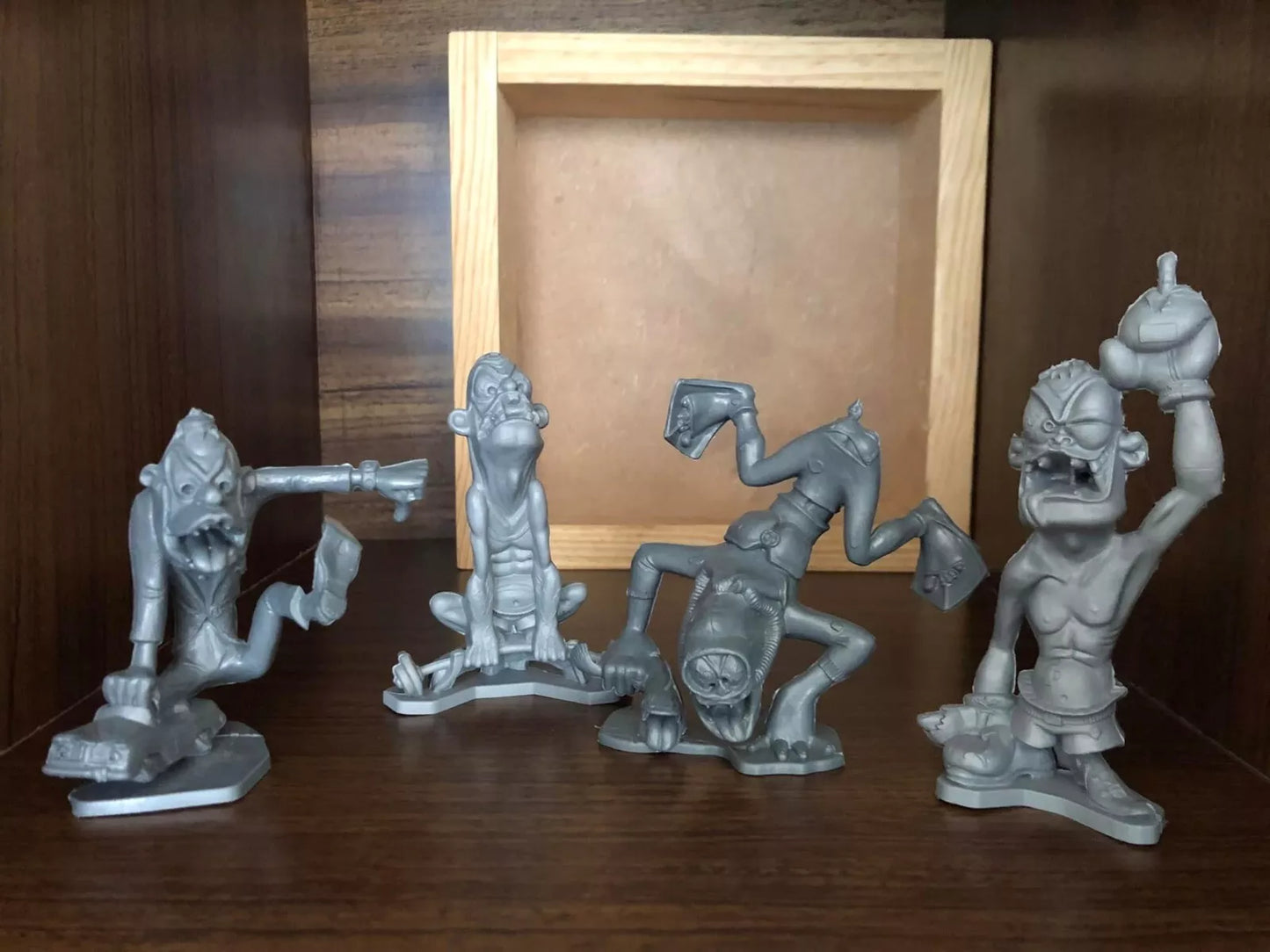 MARX TOYS RECAST 4 INCH NUTTY MADS- 4 FIGURES