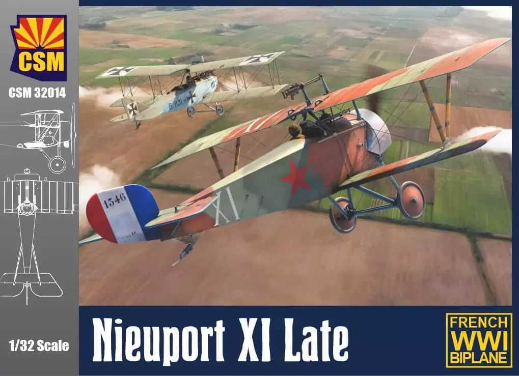 COPPER STATE MODELS CSM 32014 1:32 NIEUPORT XI LATE FRENCH WWI FIGHTER