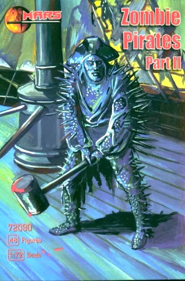 MARS 1:72 SET 72090 ZOMBIE PIRATES PART II- 48 FIGURES