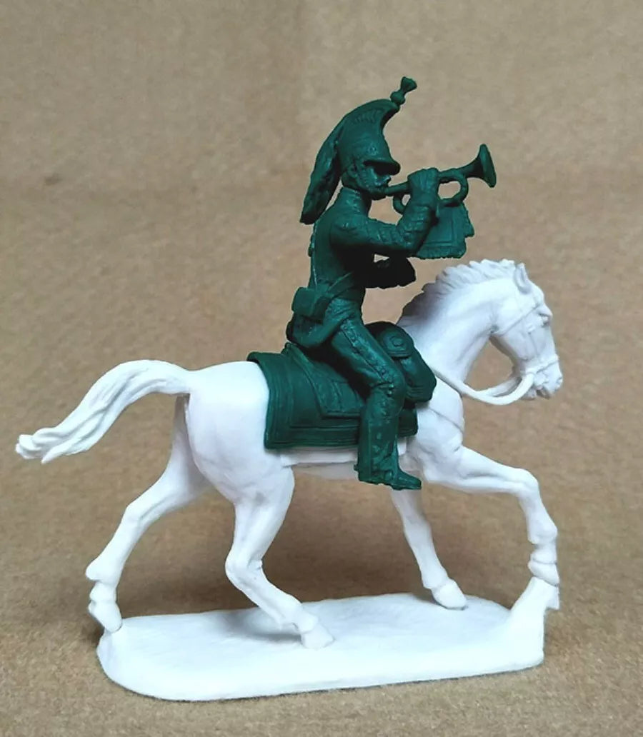 EXPEDITIONARY FORCE 54 FRN 06-B NAPOLEONIC WARS FRENCH DRAGOONS WITH TRUMPETER