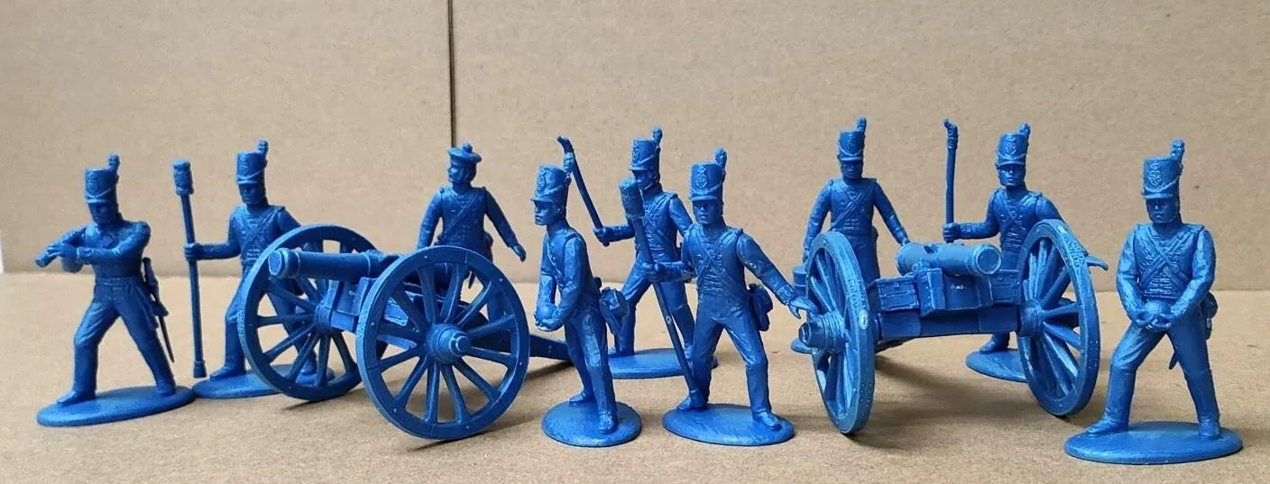 EXPEDITIONARY FORCE 54 BRT 12 NAPOLEONIC WARS BRITISH ROYAL ARTILLERY (BLUE)