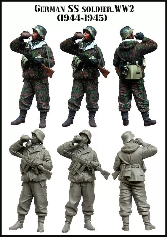 EVOLUTION MINIATURES 1:35 EM-35119 WWII GERMAN SS SOLDIER 1944-45 (1 FIGURE)
