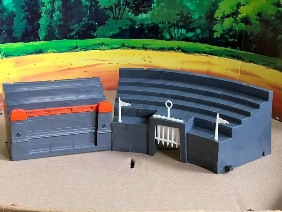 MARX TOYS RECAST 1:32 BEN-HUR COLISEUM PLAY SET- 6 PIECE