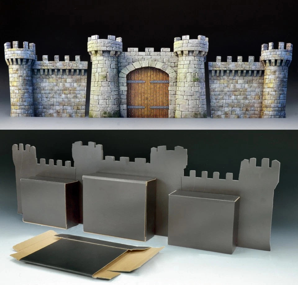 KING & COUNTRY DIORAMA SERIES SP130 CASTLE FACADE BACKDROP