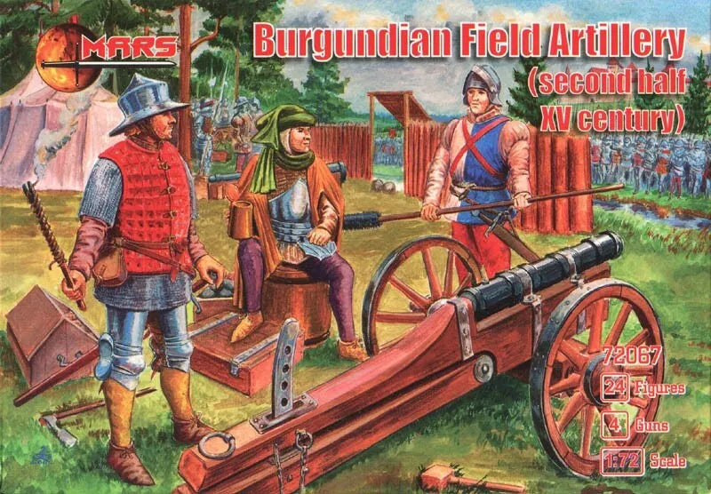 MARS 1:72 SET 72067 MEDIEVAL POLISH BURGUNDIANFIELD ARTILLERY LATE XV CENTURY