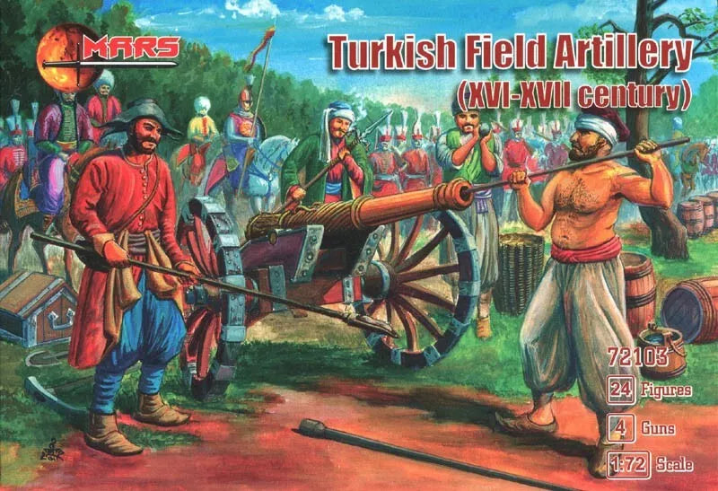 MARS 1:72 SET 72103 16th - 17TH CENTURY TURKISH FIELD ARTILLERY
