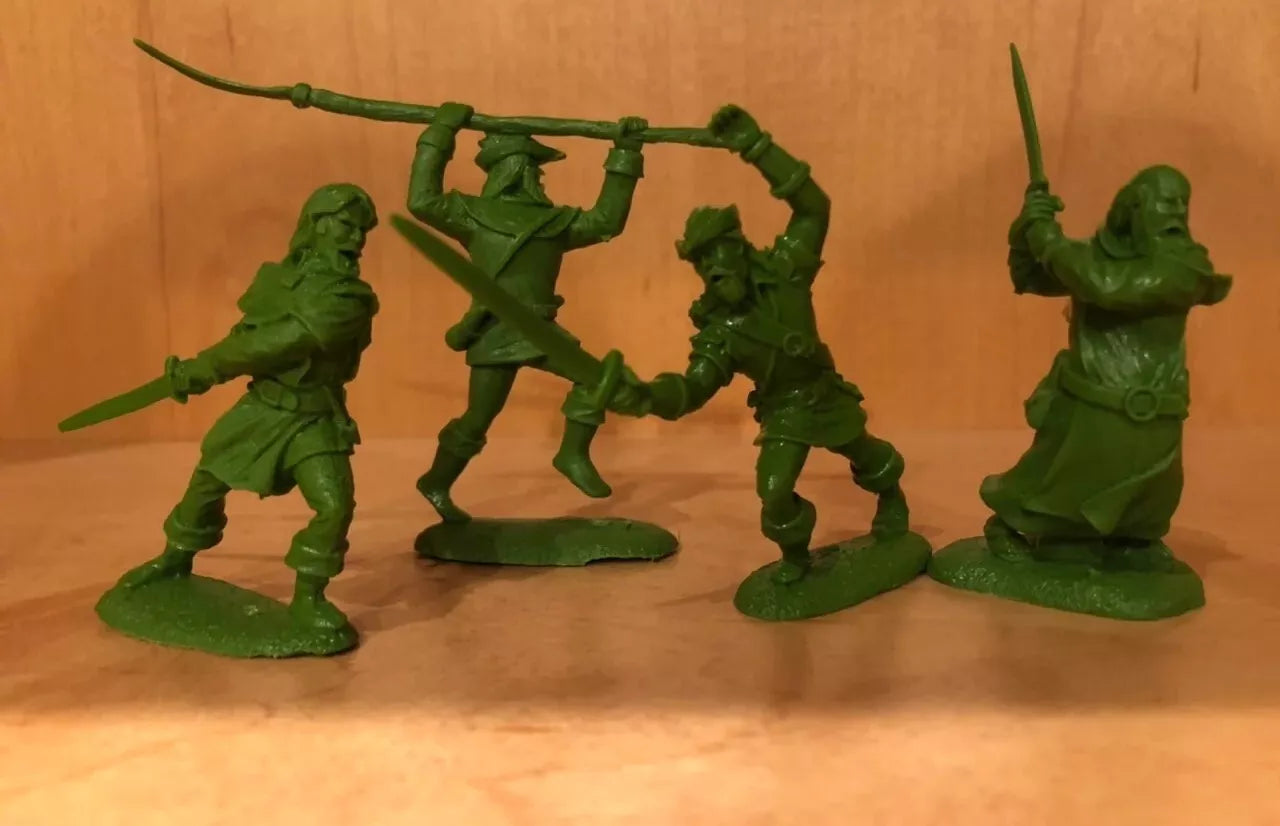 LOD Enterprises Barzso Plastic Figure Set LOD048 Robin Hood Character Figures