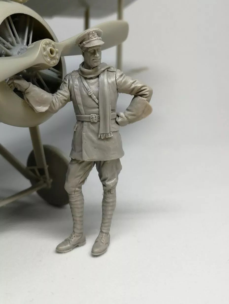COPPER STATE MODEL CSM F32-041 1:32 WWI STANDING RFC AIRMAN (ROYAL FLYING CORPS)