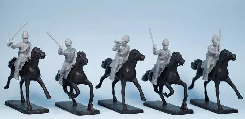 ARMIES IN PLASTIC 5527 NORTHWEST FRONTIER BRITISH CAVALRY 19TH HUSSARS 1890