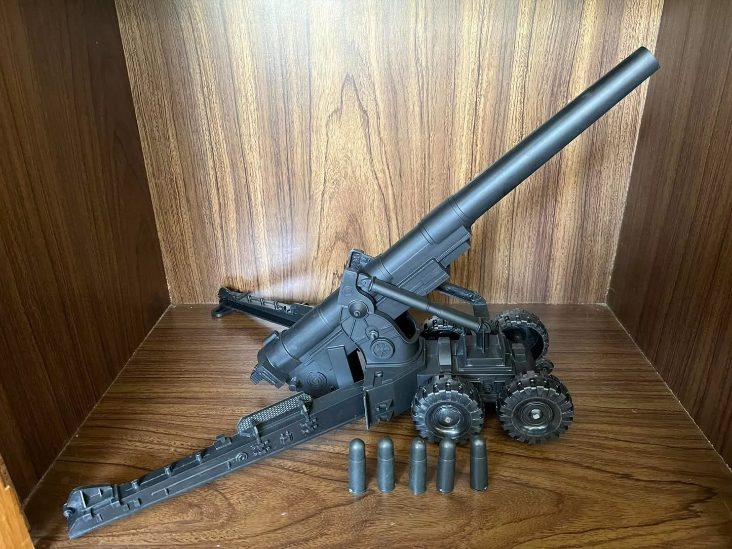 MARX RECAST LONG TOM CANNON 22" W/ AMMO REISSUE