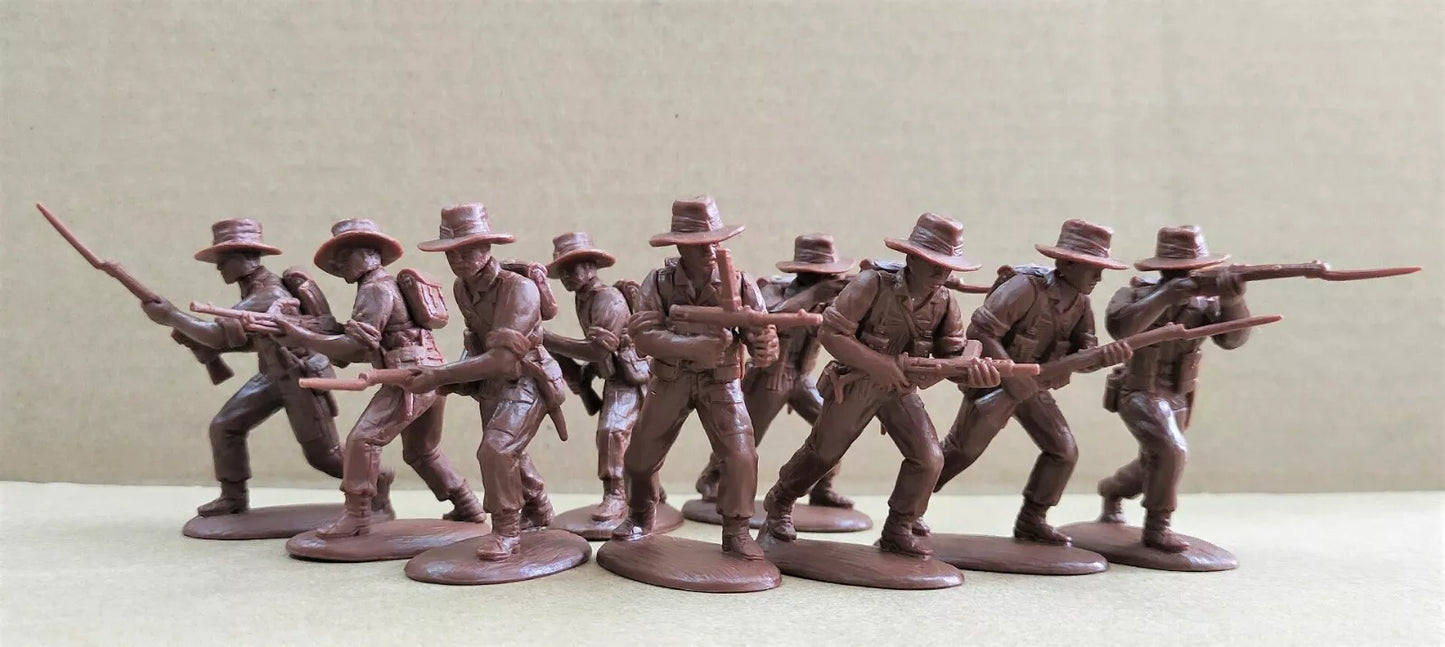 EXPEDITIONARY FORCE 54 AST 01 WWII PACIFIC AUSTRALIAN ATTACKING SLOUCH HATS