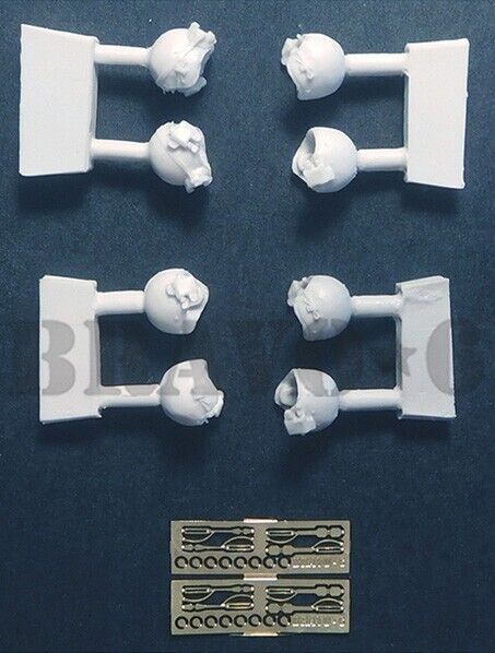 BRAVO *6 35315 VIETNAM WAR U.S. CVC HELMETS (1:35)-8 PIECES PHOTOETCHED