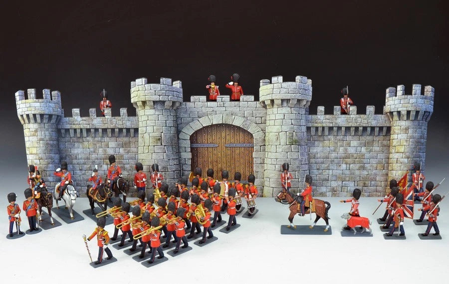 KING & COUNTRY DIORAMA SERIES SP130 CASTLE FACADE BACKDROP