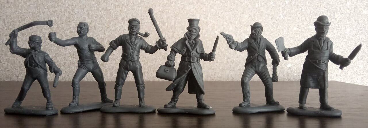 CHELOVECHEK / LITTLE MAN STUDIOS SET 3 VICTORIAN LONDON "RAG-TAG"