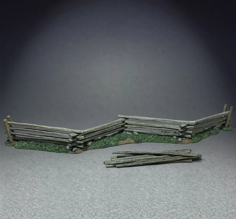 BRITAINS DIORAMA ACCESSORIES 51069 SNAKE RAIL FENCE SECTION
