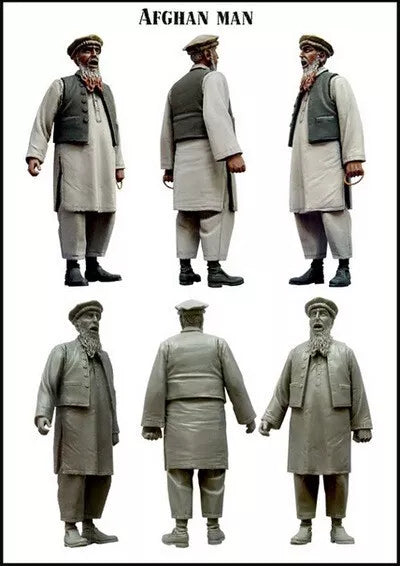 EVOLUTION MINIATURES 1:35 SET EM-35049 AFGHAN MAN (1 FIGURE)