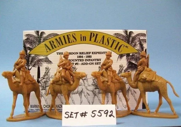 ARMIES IN PLASTIC 5592 GORDON RELIEF EXPEDITION MOUNTED INFANTRY SET 2
