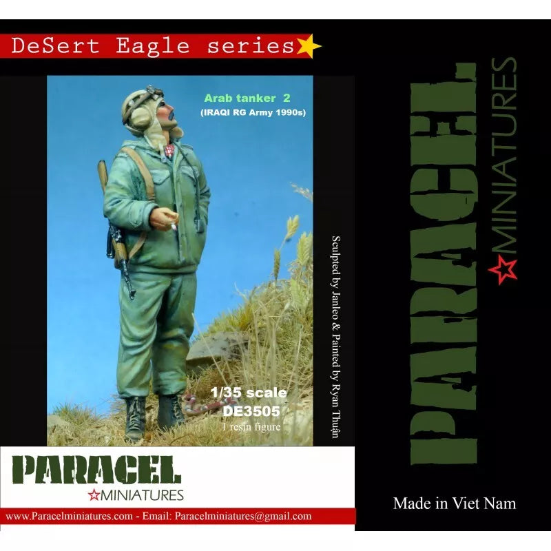 PARACEL MINIATURES DESERT EAGLE SERIES DE3505 ARAB TANKER 2 IRAQI RG ARMY 1990S