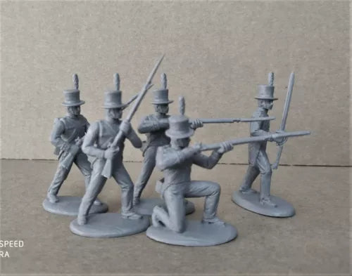 EXPEDITIONARY FORCE 54 AMR 04-H WAR OF 1812 AMERICAN MILITIA INFANTRY TOP-HAT