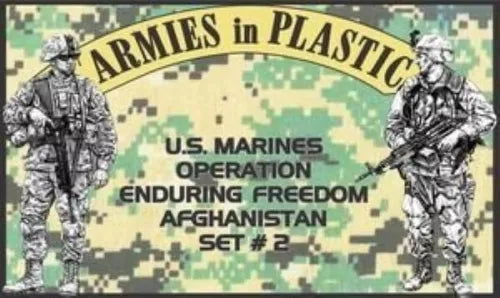 ARMIES IN PLASTIC 5579 MODERN FORCES U.S. MARINES OPERATION ENDURING FREEDOM #2