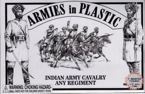 ARMIES IN PLASTIC 5477 NORTHWEST FRONTIER INDIAN ARMY CAVALRY WHITE