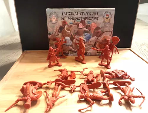 ENGINEER BASEVICH SET 25 EGYPTIANS & PHILISTINES 1:32 12 FIGURES