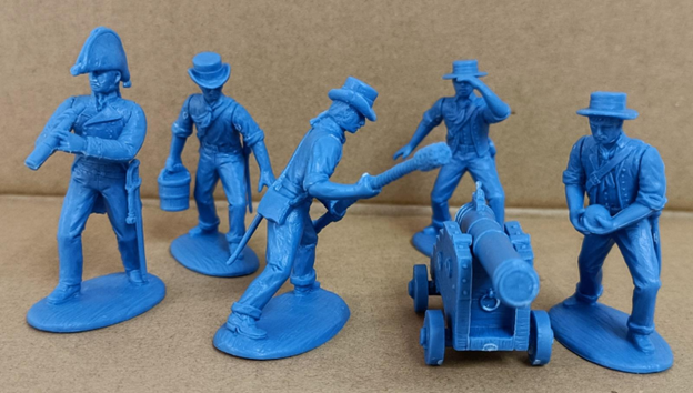 EXPEDITIONARY FORCE 54 CND 06-G WAR OF 1812 CANADIAN ROYAL NAVY GUNNERS W/ GUN