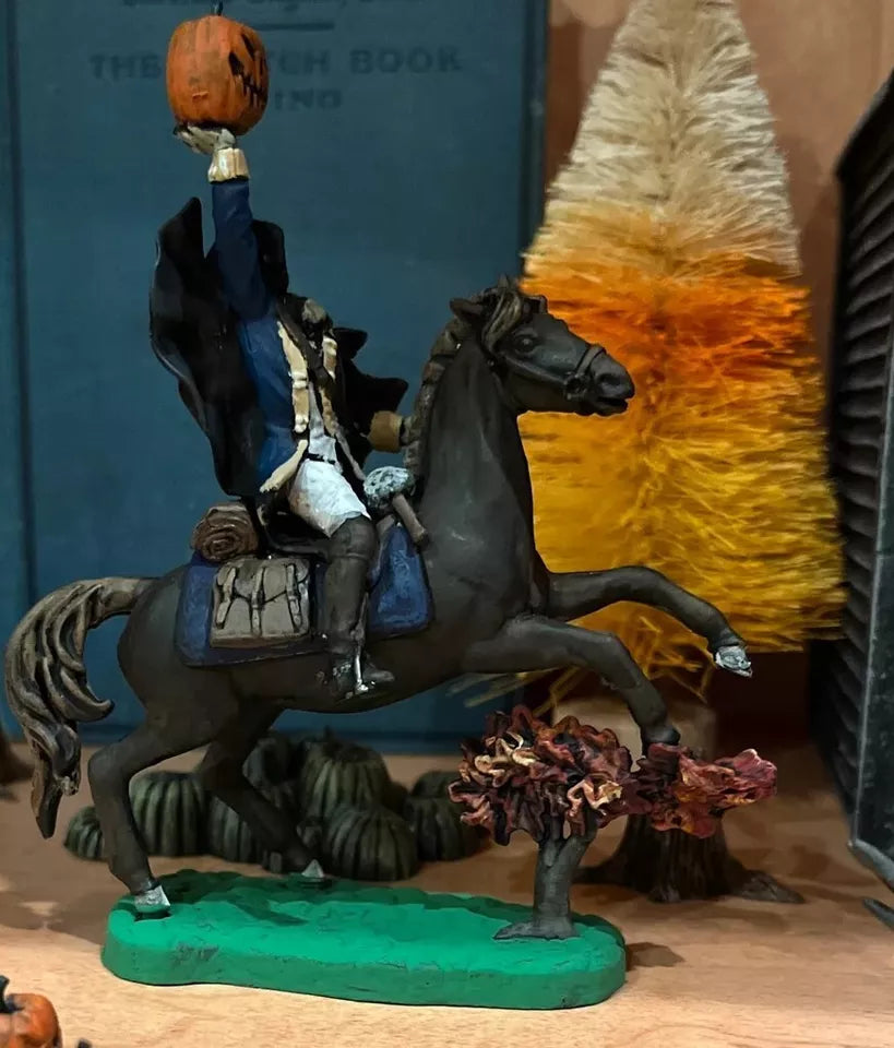 LOD Enterprises Set LOD055 THE LEGEND OF SLEEPY HOLLOW HEADLESS HORSEMAN-PAINTED