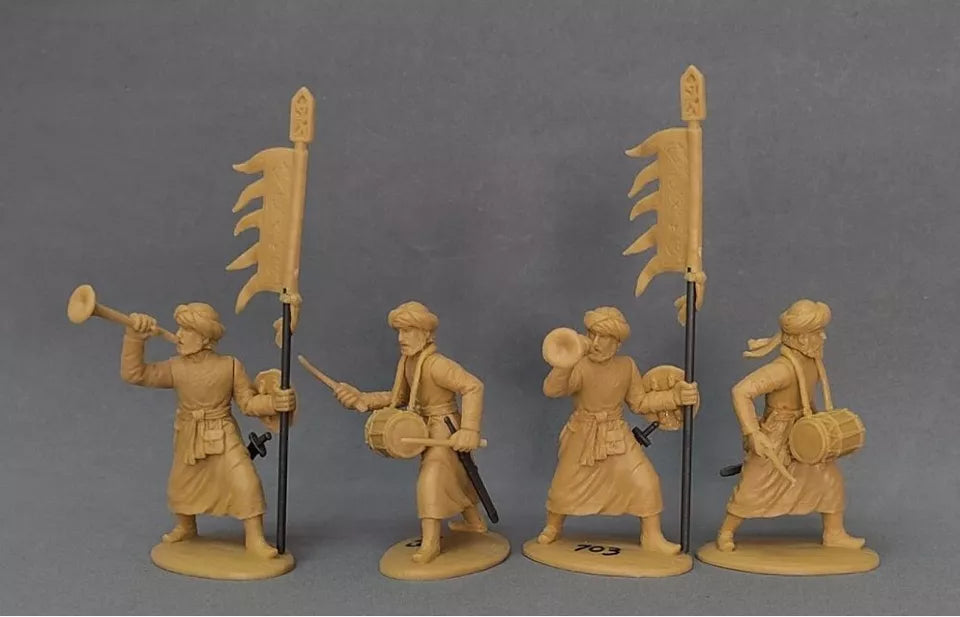 EXPEDITIONARY FORCE 60 ALB 06 WARS OF MIDDLE AGES ARAB COMMAND DRUMS & FLAGS
