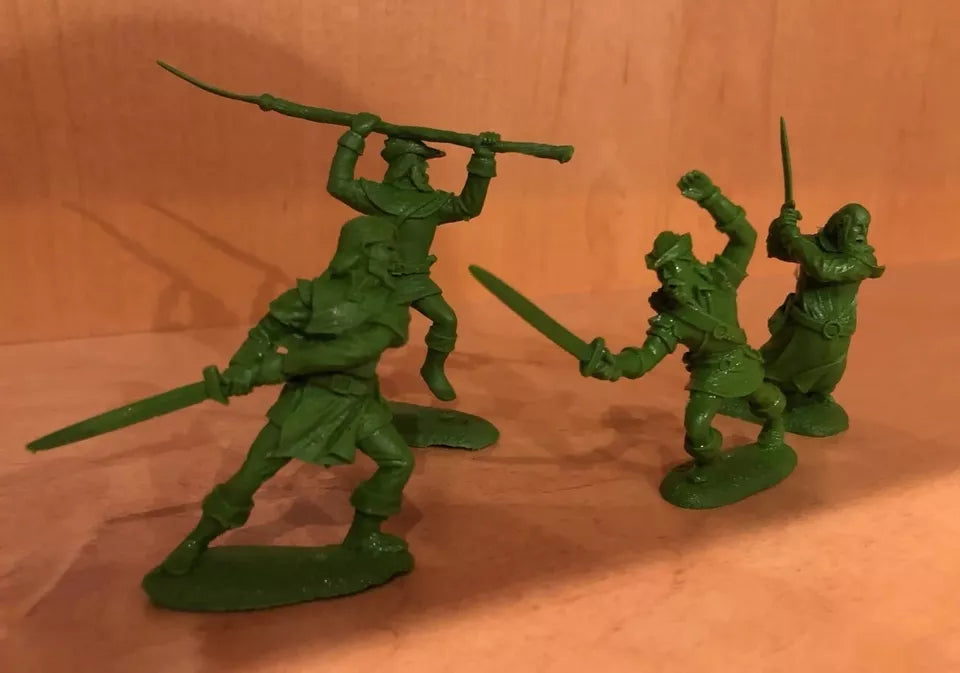 LOD Enterprises Barzso Plastic Figure Set LOD048 Robin Hood Character Figures
