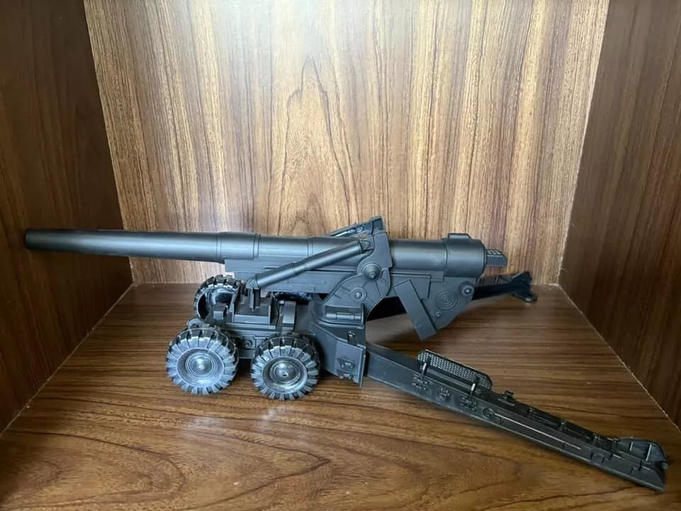 MARX RECAST LONG TOM CANNON 22" W/ AMMO REISSUE