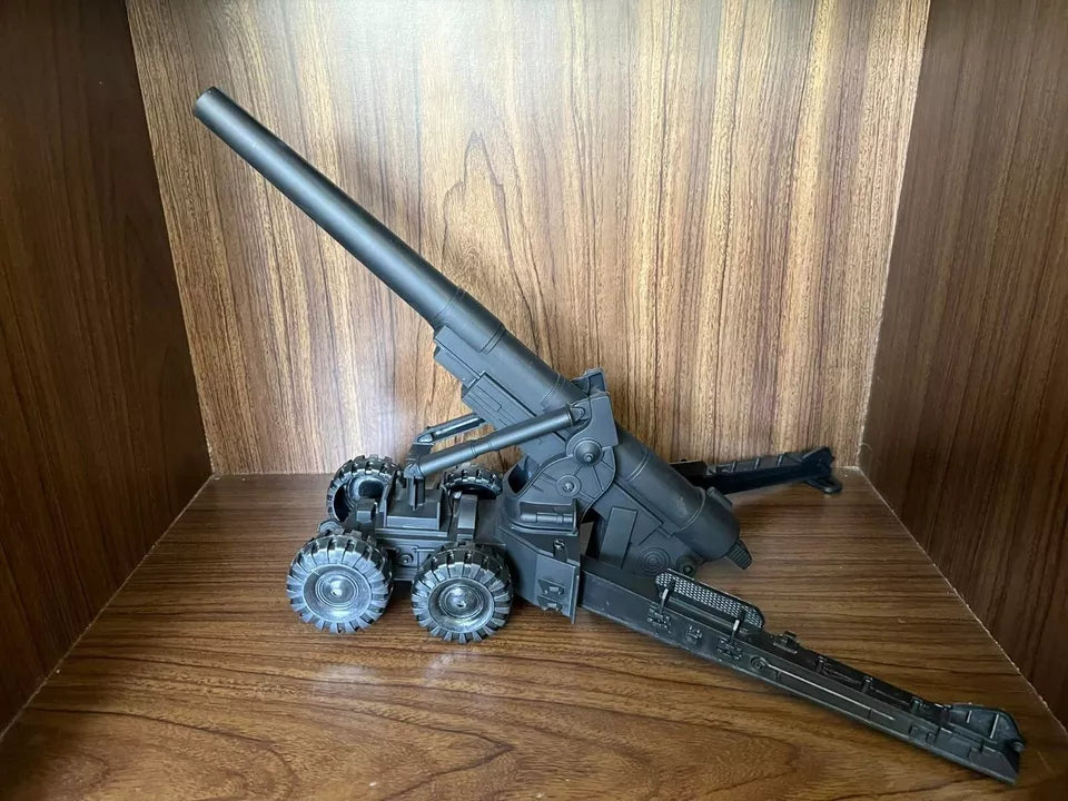 MARX RECAST LONG TOM CANNON 22" W/ AMMO REISSUE