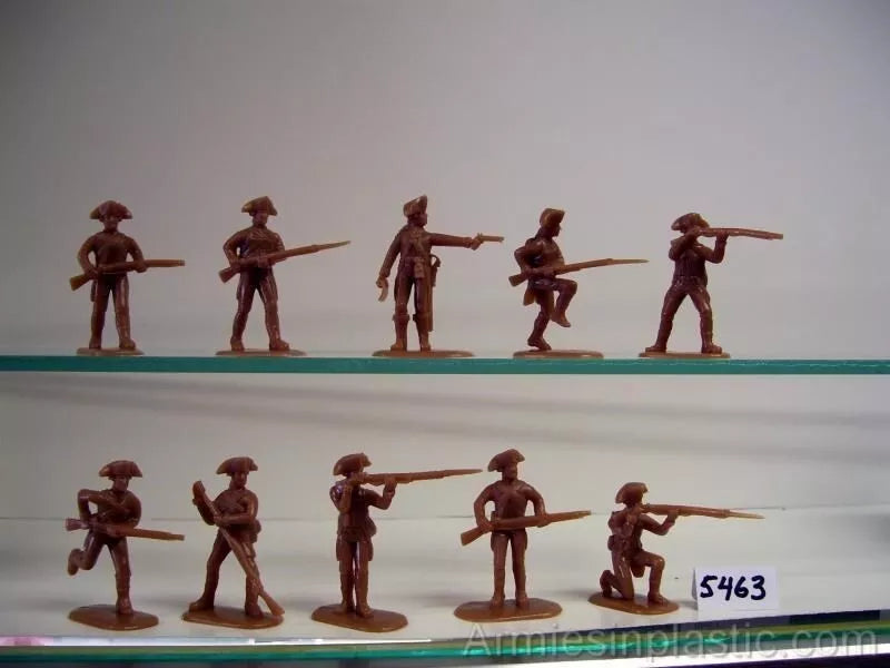 ARMIES IN PLASTIC 5466 AMERICAN REVOLUTION BRITISH ARMY (RED) 16 FIGURES