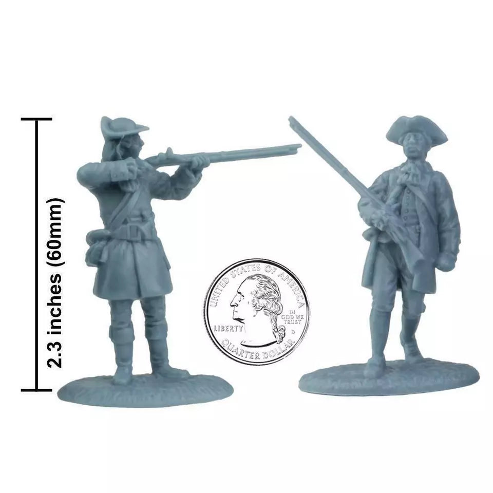 LOD Enterprises Plastic Figure Set LOD004 American Revolution Colonial Minutemen