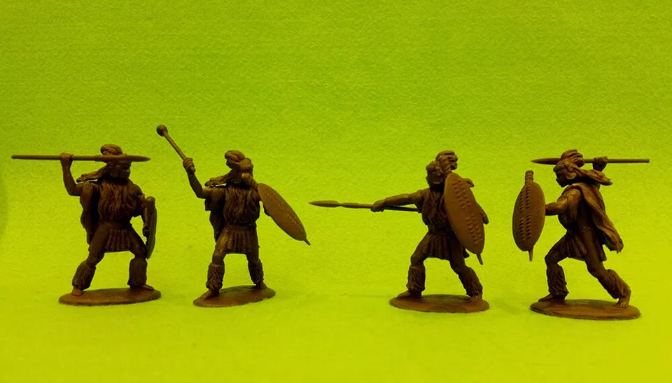 EXPEDITIONARY FORCE 54 ZUL 02-C COLONIAL WARS ZULU IN REGALIA CETSHWAYO REGIMENT