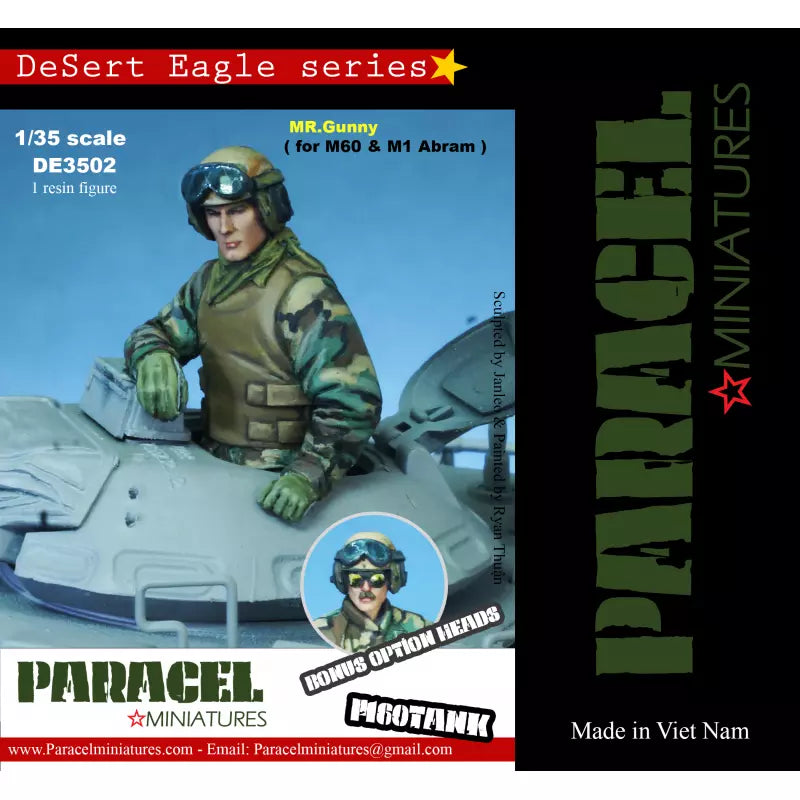 PARACEL MINIATURES DESERT EAGLE SERIES DE3502 "MR. GUNNY" 1:35