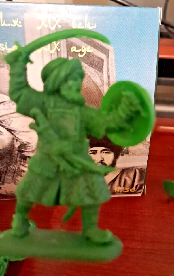 ENGINEER BASEVICH SET 36 19TH CENTURY ASIAN WARRIORS (GREEN)