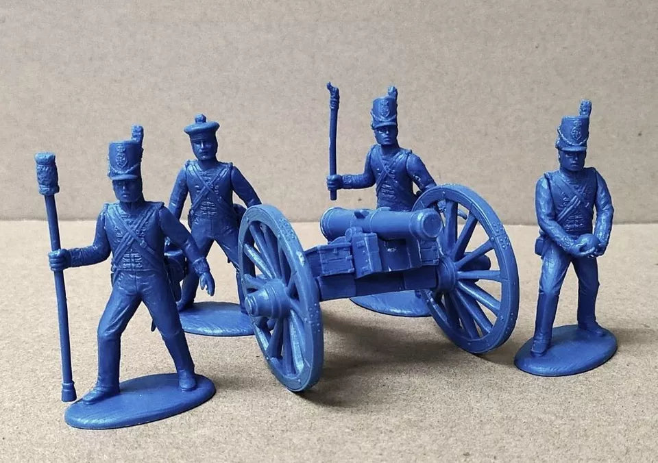 EXPEDITIONARY FORCE 54 BRT 12 NAPOLEONIC WARS BRITISH ROYAL ARTILLERY (BLUE)