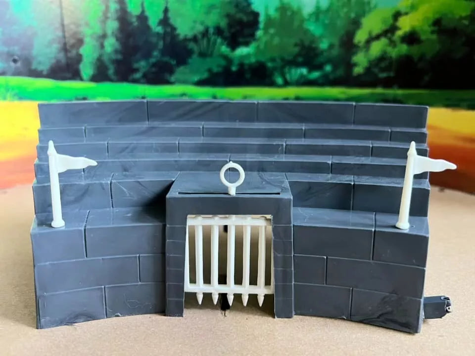 MARX TOYS RECAST 1:32 BEN-HUR COLISEUM PLAY SET- 6 PIECE