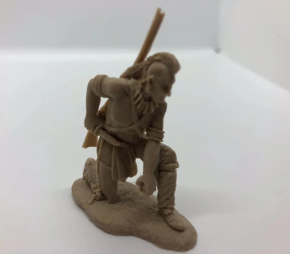 LOD Enterprises Barzso Plastic Figure Set LOD 027 SHAWNEE INDIANS--7 FIGURES